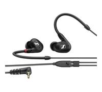Auricolari Sennheiser IE 100 PRO Clear con cavo Jack 3,5 mm per Hi-Fi, con Cancellazione del Rumore, Nero