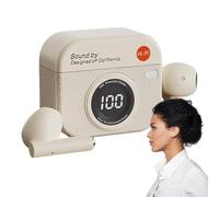 Auricolari senza fili, a lunga autonomia, antirumore | Auricolari compatti, wireless, semi-in-ear, ideali per sport, casa, telefoni, uomini e adulti
