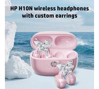 Auricolari senza fili HP con qualità audio premium, accoppiamento automatico 5.4, fino a 30 ore di autonomia, leggeri, impermeabili IPX4, cuffie senza fili con microfono per Android, gaming e speaker,