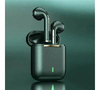 Auricolari senza fili J18 TWS, Bluetooth, 200mAh, cuffie HiFi, riduzione del rumore, mini auricolari sportivi con microfono per ascolto senza fili binaurale HiFi stereo, con funzione pop-up, mini, spo