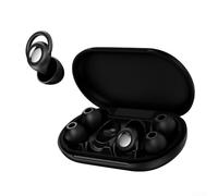 Auricolari Silicio Morbido Confortevole Auricolari Silicio | Riduzione rumore per efficace, design ergonomico, ideale per dormire, suoni esterni, riposo profondo(Black)