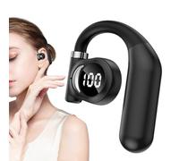 Auricolari singoli a sinistra, cuffie wireless singole, cuffie wireless aperte | Display a LED con riduzione del rumore connettività istantanea, comode cuffie per ascoltare l'orecchio aperto