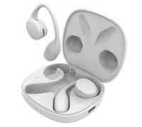 SPC Ether 2 Sense Cuffie Bluetooth 5.3 Open-ear - Vivavoce - Assistente Vocale - Connettività con 2 Dispositivi Contemporaneamente - Autonomia fino a 8 ore - Touch Control - Colore Bianco