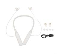Auricolari sportivi senza fili con archetto da collo 5.3 Chiaro Chiamata Isolamento Rumore Lungo per la durata della batteria Allenamento Bianco (bianco)