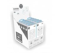 Auricolari Tech One Tech earTECH con Microfono Lightning 10 Pezzi Bianchi