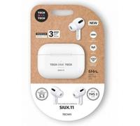Auricolari Tech One Tech SIUX.11 wireless Bluetooth TWS autonomia 24h bianchi