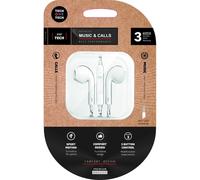 TechOnetech Ear Tech Intraural Cuffie - Microfono integrato - Mini Jack 35 mm - Assistente vocale - Cavo da 120 m