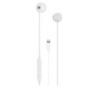 Auricolari T'nB CURV cablati Lightning per chiamate e musica, colore bianco
