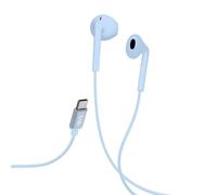 Auricolari TnB ESTYPEC2BL con cavo USB-C, microfono e controllo volume blu