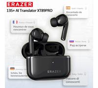 Auricolari traduttore AI Erazer XT89PRO Auricolari Bluetooth Gioco Cuffie wireless a bassa latenza Softpad con riduzione del rumore in-ear