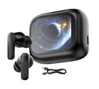 Auricolari Traduttore,Dispositivo Con Cancellazione Del Rumore E LCD Touchscreen | Auricolari Traduttore AI In Reale - Per Viaggio Apprendimento Lavoro Studio Università Auto Sport Palestra All'aperto