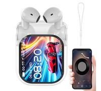 Auricolari Traduttore Linguistico - Auricolari Con Traduzione in Reale,Cuffie Wireless Con Schermo Tattile Cancellazione Rumore Per Viaggio Affari Palestra Apprendimento Lavoro Uomini Donne Scuola