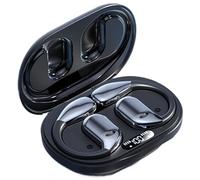 Auricolari traduttori linguistici - Display digitale dal design compatto in ABS | Cuffie per traduzione in 144 lingue alimentate con intelligenza artificiale | Auricolari wireless intelligenti per
