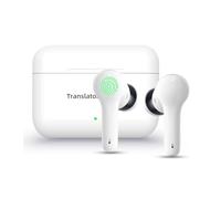 Auricolari traduttori M6, 144 lingue, dispositivo di traduzione bidirezionale in tempo reale,Traduzione accurata(With Offline Package)