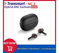 Auricolari Tronsmart Sounfii NC 2 Auricolari ibridi ANC Cuffie wireless con audio ad alta risoluzione, Bluetooth 6.0, 40 ore di riproduzione, per escursioni, per regali Helloween, Nuova scelta del