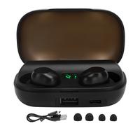 Auricolari True Wireless, Bluetooth 5.1 con design aperto, suono stereo Hi-Fi, bassi profondi, display LED per lo stato della batteria, ideali per lo