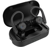 Auricolari True Wireless Bluetooth 5.3, microfono con cancellazione del rumore ENC per conversazioni chiare, doppio display LED per un monitoraggio