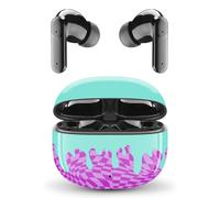 Music Sound - Auricolari Bluetooth TWS Fantasy - Design In-Ear - Senza Fili - Custodia di Ricarica - Microfono - Play Time fino a 25 ore di ascolto - Tanti colori e fantasie disponibili