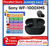 Auricolari True Wireless Originali Sony WF-1000XM5 con Driver Dinamico da 8,4mm, Cancellazione Attiva del Rumore (ANC), 24 Ore di Autonomia, IPX4, Bluetooth 5.3, LDAC, Chiamate AI