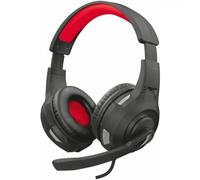 Auricolari Trust GXT 307 con cavo Jack 3,5 mm Gaming Microfono Pieghevole Nero Rosso