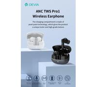 Devia - Auricolari TWS EM408 con ANC riduzione del rumore Bianchi - SPEDIZIONE GRATUITA