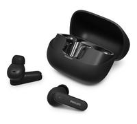 Philips TAT3000BK Auricolari True Wireless, cancellazione del rumore adattiva, 48 ore di riproduzione, gommini SecureFit, 6 mic per chiamate chiare, Bluetooth 6.0, Auracast, IPX4, Compatti, Nero