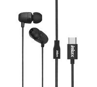 Auricolari USB-C Cablati Kit Mani Libere Tasto Multifunzione 1,2m Inkax Nero