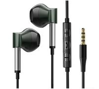 Auricolari USB-C con microfono HiFi Sound 14,2 mm Driver In-Ear Auricolare per Xiaomi per redmi per smartphone Huawei Nero (jack da 3,5 mm)
