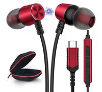 Auricolari USB C, Cuffie USB C in-Ear con Microfono, Cuffie con Filo Controllo del Volume Stereo per Xiaomi Mi 11 Redmi Note 10 Pro 11T 12 Samsung Glaxy A53 S22/S21 Ultra S20 FE,OnePlus Nord 2 Pixel 6