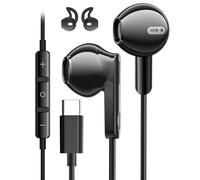 Auricolari USB C Hi-Fi Stereo per Samsung Galaxy S24 S23 Ultra, Cuffie In Ear con Microfono Type C per iPhone 15 16 Pro Max, Samsung S22 S25 A33 A53 A54 5G, Pixel 8 7