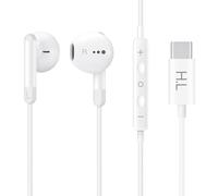 Auricolari USB-C microfono/telecomando per Smartphone/Tablet - Bianco
