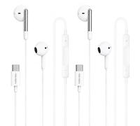 Auricolari USB C per HONOR Magic V6/Magic8 Pro/Magic8 Lite/600 Pro/600 | 600 Lite/600 Smart 5G/400 Pro/400 Lite/400/300/200 Pro/200 Lite/200/X6c/X7c, cuffie tipo C con microfono, bassi stereo HiFi