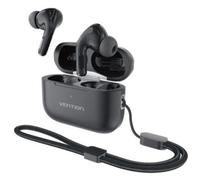 Auricolari Vention wireless Bluetooth 5.4 con custodia di ricarica USB-C e impermeabilità IPX4 neri