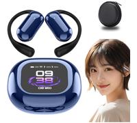 Auricolari Vylaras con intelligenza artificiale per la traduzione automatica, compatibili con iOS e Android (blu)