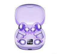 Auricolari Wireless 3-in-1 con 3 Paia di Gommini(Purple) | Tre stili indossabili: in-ear, ear-clip, semi-in-ear, adattabili a sport, sonno e uso quotidiano
