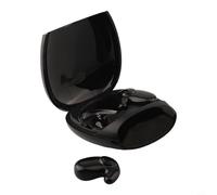 Auricolari wireless, 5.3 Slim per mini auricolari compatti con cancellazione del rumore, display digitale, cuffie invisibili per dormire (nero)