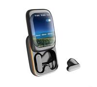 Auricolari wireless 5.4 con schermo a colori, grado di impermeabilità IPX6, durata della batteria 8H, prestazioni a bassa latenza, auricolari stereo in-ear (nero)