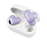 Auricolari wireless a forma di cuore - Auricolari LED impermeabili con custodia di ricarica, suno stereo di riproduzine 8 ore | per donne e ragazze che corrono in ascolto o come regalo per le vacanz