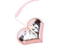 Auricolari Wireless a Forma di Cuore Bluetooth 5.4 Vestibilità Comoda Design Carino Ed Elegante Suono Stereo Adatto per le Donne 1 Paio (PINK)