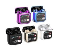 Auricolari Wireless ANC&ENC Suono in Grafene Auricolari Intelligenti con Cancellazione del Rumore per Chiamate Chiare Amanti della Musica (WHITE)