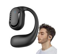 Auricolari wireless | Auricolari wireless con ganci per le orecchie | 11 ore di conversazione aziendale singolo auricolare 5.3 con microfono cuffie per lavoro e guida