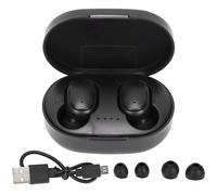 Auricolari wireless Bluetooth 5.1 HiFi Stereo con bassi potenti, resistenti al sudore, design ergonomico, controlli on-ear per musica, fitness e