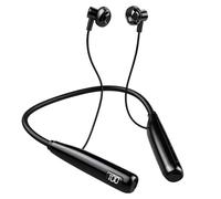 Auricolari Wireless Bluetooth 5.2 Auricolari Bluetooth Senza Fili Cuffie Neckband 100 ore di Riproduzione Noise Cancelling Mic IPX7 Impermeabile Auricolare Magnetico Sport Running Auricolari LED