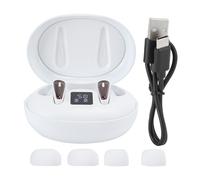 Auricolari wireless Bluetooth 5.3, auricolari vivavoce con microfono a cancellazione di rumore, mini cuffie invisibili per dormire, spostarsi e fare
