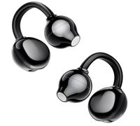 Auricolari wireless Bluetooth 5.4 con clip, con microfono, 40 ore di gioco, design impermeabile, 4 g, ultra leggeri, sportivi, comodi per gli allenamenti che indossano occhiali