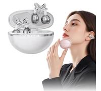 Auricolari wireless Bluetooth con gioielli a farfalla, auricolari aperti con fiocco, traduzione Ai, auricolari wireless Bluetooth 6.0 per tutti i telefoni, comodi per donne, per regalo, feste