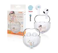 AURICOLARI WIRELESS BLUETOOTH CONTROLLO TOUCH BASE RICARICA DESIGN MOTIVO CUB Q8