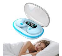 Auricolari wireless Bluetooth invisibili, mini cuffie per dormire piccole, con cancellazione del rumore, auricolari piatti per dormire lateralmente, impermeabili, TWS, auricolari nascosti per iPhone