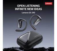 Auricolari wireless Bluetooth Lenovo EA340 TWS con stile auricolare sospeso Bluetooth 5.4 Controllo touch Batteria a lunga durata con microfono Il venditore di questo prodotto non è affiliato, sponsor