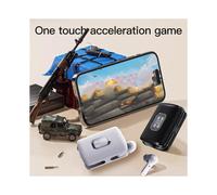 Auricolari Wireless BT A Doppia Coppia 2 In 1 In-Ear, Semi-In-Ear, Senza Dolore, con Cancellazione del Rumore, Neri